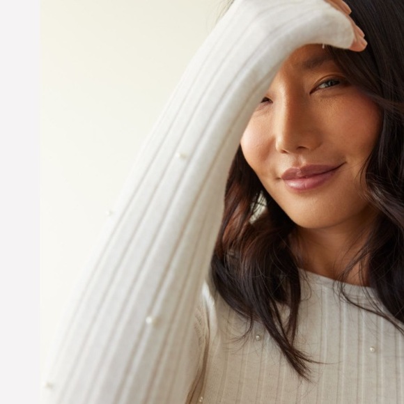 REITMANS Faux Pearl Studded Ribbed Sweater - Picture 3 of 13